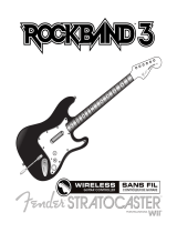 Mad Catz Rock Band 3 Wireless Fender Stratocaster Guitar Controller WII Benutzerhandbuch