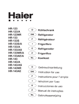 Haier HR-123 Benutzerhandbuch