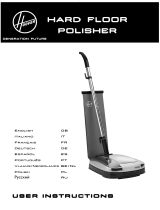 Hoover hard floor polisher Benutzerhandbuch