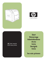 HP (Hewlett-Packard) Color LaserJet 3550 Printer series Benutzerhandbuch