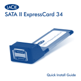 LaCie SATA II EXPRESSCARD 34 Benutzerhandbuch