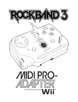 Nintendo Rock Band 3 MIDI PRO-Adapter for Wii Benutzerhandbuch