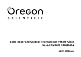 Oregon Scientific RMR802 / RMR802A Benutzerhandbuch