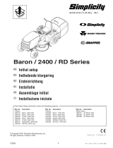 Simplicity Manufacturing 2400 Benutzerhandbuch
