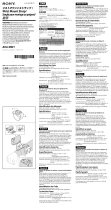 Sony AKA-WM1 Benutzerhandbuch