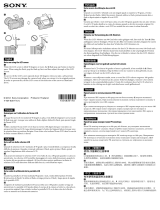 Sony NEX-F3K/B Wichtige Informationen