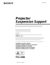 Sony Projector PSS-2000 Benutzerhandbuch