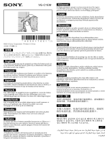 Sony VG-C1EM Wichtige Informationen