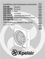 Xpelair 100MM/4" Benutzerhandbuch