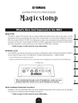 Yamaha MagicStomp MK2 Benutzerhandbuch