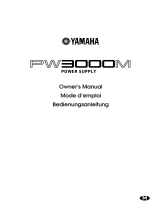 Yamaha PW3000M Benutzerhandbuch