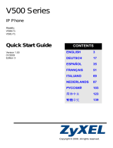 ZyXEL Communications V500-T1 Benutzerhandbuch