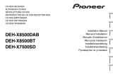 Pioneer DEH-X8500DAB Benutzerhandbuch