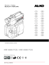 AL-KO Hauswasserwerk "HW 4000 FCS Comfort" Benutzerhandbuch