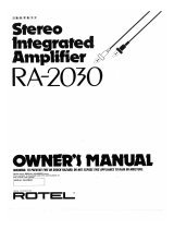 Rotel RA-2030 Bedienungsanleitung