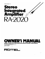 Rotel RA-2020 Bedienungsanleitung