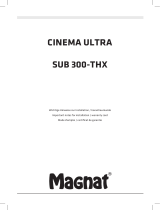 Magnat Cinema Ultra SUB 300-THX Bedienungsanleitung