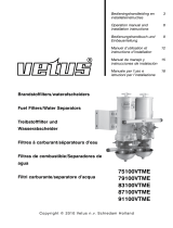 Vetus Centrifugal filters type ..VTE Installationsanleitung