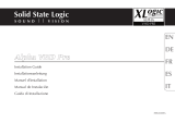 Solid State Logic X Logic Alpha VHD Pre Installationsanleitung