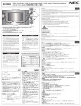 NEC SP-RM2 Installationsanleitung