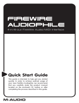 M-Audio Firewire Audiophile Bedienungsanleitung
