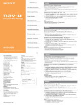 Sony Série NVD DU3 Benutzerhandbuch