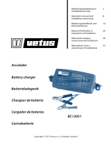 Vetus Battery charger type BC12051 Installationsanleitung