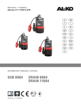 AL-KO Submersible Sump Pump Drain 6004 Benutzerhandbuch