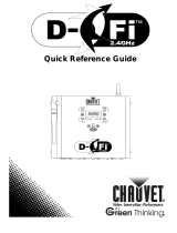 CHAUVET DJ D-Fi 2.4GHz Referenzhandbuch