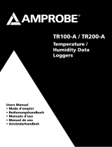 Amprobe TR100-A & TR200-A Temperature Humidity Data Loggers Benutzerhandbuch
