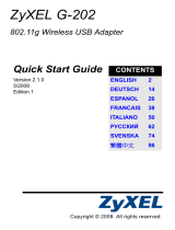 ZyXEL Communications G-202 Bedienungsanleitung