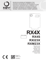 Key Automation RX4X, RX4S, RXI23X, RXM23X Benutzerhandbuch