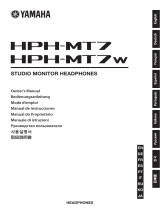 Yamaha HPH-MT5W Bedienungsanleitung