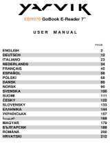 Yarvik GoBook 7” E-Reader Benutzerhandbuch
