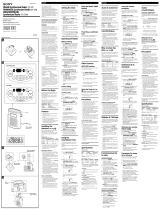 Sony ICF-S79W Benutzerhandbuch