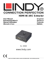 Lindy HDMI 4K ARC Extractor Benutzerhandbuch