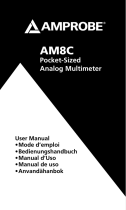 Amprobe AM8C Analog Multimeter Benutzerhandbuch