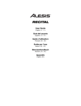 Alesis Recital Benutzerhandbuch