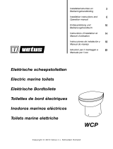 Vetus Electric marine toilet type WCP Installationsanleitung