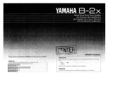 Yamaha B-2x Bedienungsanleitung