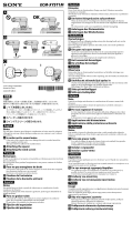 Sony ECM-XYST1M Benutzerhandbuch