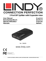 Lindy DisplayPort to Dual HDMI MST Hub Benutzerhandbuch
