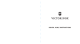 Victorinox Digital Scale Bedienungsanleitung