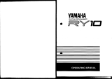 Yamaha RY10 Bedienungsanleitung