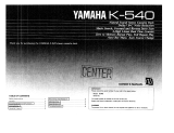 Yamaha K-540 Bedienungsanleitung