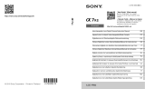 Sony A7R II Benutzerhandbuch