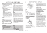 Ardo CFR105B-1 Benutzerhandbuch
