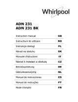 Whirlpool ADN 231 BK Benutzerhandbuch
