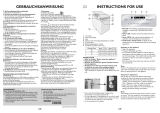 Bauknecht GTEA 287 OPTIMA-1 Benutzerhandbuch
