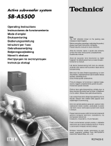 Panasonic SB-AS500 Bedienungsanleitung